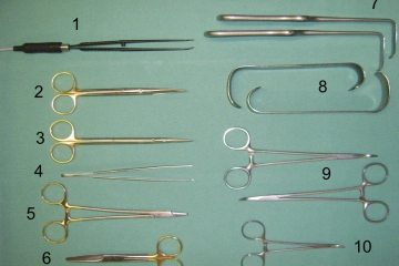 Special instruments and holding systems